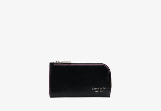 ORIG & IMPORTED Kate Spade KS Devin Glitter Edge Small Slim Bifold Wallet