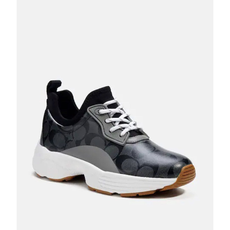 Black and white coach shoes online