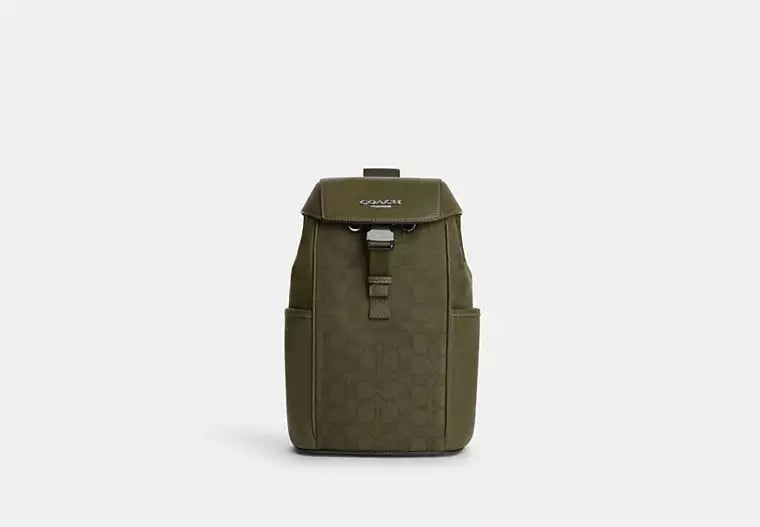 AUTHENTIC/ORIGINAL COACH Racer Pack In Signature Jacquard