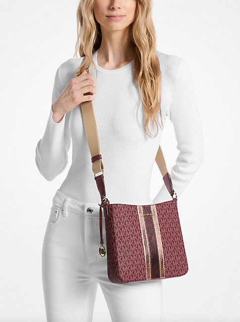 AUTHENTIC/ORIGINAL MK Jet Set Travel Small Messenger Crossbody Bag in Rogue Sombre Pink