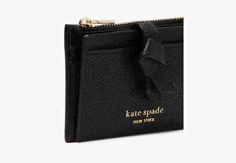 ORIG & IMPORTED Kate Spade KS Knott Zip Card Holder
