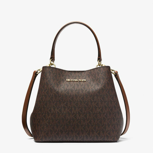 AUTHENTIC/ORIGINAL MICHAEL KORS MK Pratt Small Signature Logo Shoulder Bag