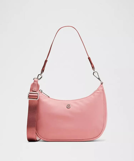 AUTHENTIC/ORIGINAL LuluLemon City Essentials Small Shoulder Bag 3L - Deco Pink