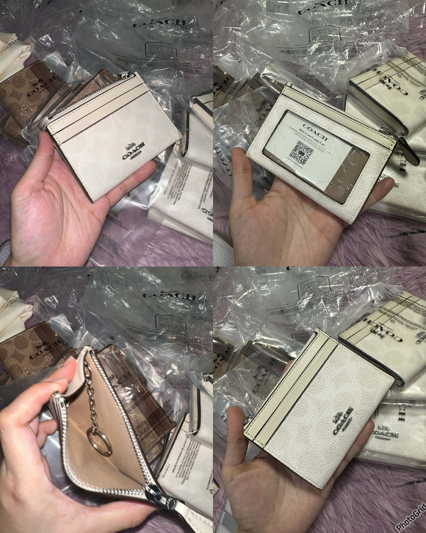ORIG & IMPORTED Co@ch MINI SKINNY ID CASE CARD HOLDER SMALL WALLET - ORIG, US IMPORTED