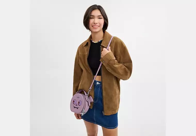 AUTHENTIC/ORIGINAL COACH Canteen Crossbody Bag With Halloween Bat