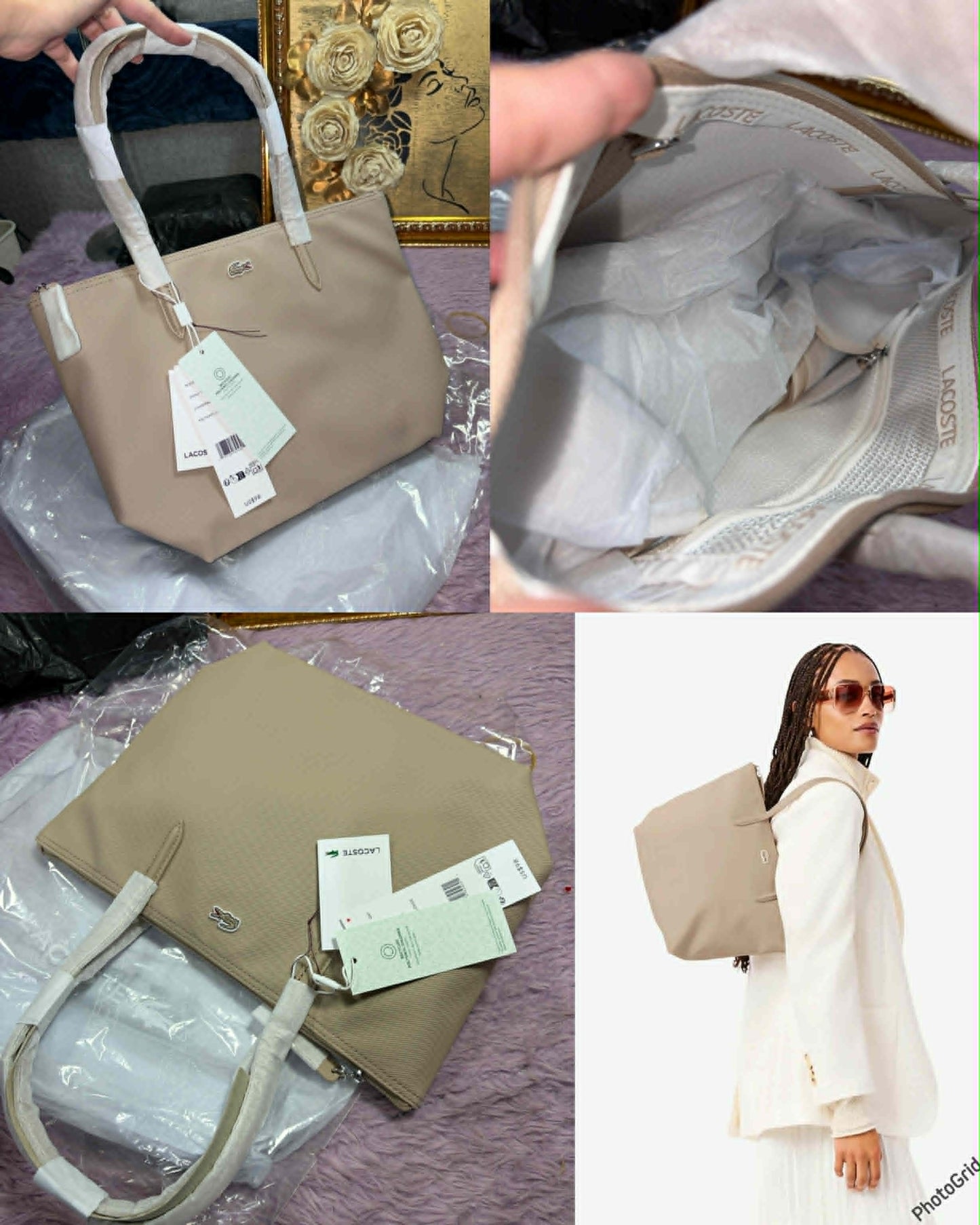 ORIG & IMPORTED LCT L.12.12 Concept Tote Bag in Black Pink Taupe Green Blue