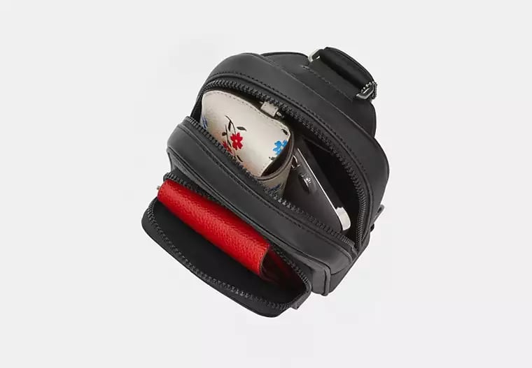 AUTHENTIC/ORIGINAL COACH Racer Sling Pack In Colorblock Signature Canvas