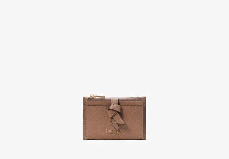 ORIG & IMPORTED Kate Spade KS Knott Zip Card Holder