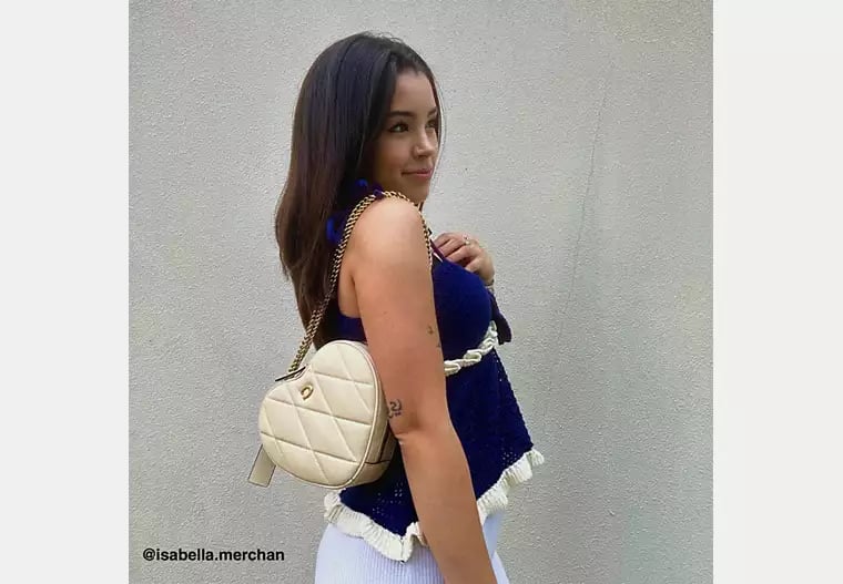 AUTHENTIC/ORIGINAL COACH Heart Crossbody Bag With Quilting