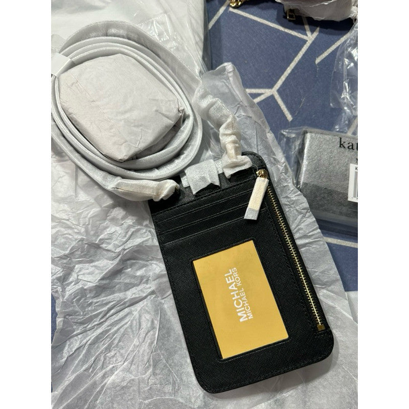ORIG & IMPORTED MK Saffiano Leather Smartphone Crossbody Bag