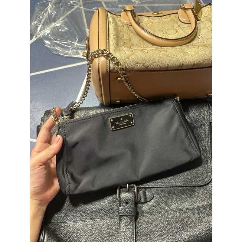 ORIG & IMPORTED KS Wilson Road Jane Shoulder Bag Nylon Black