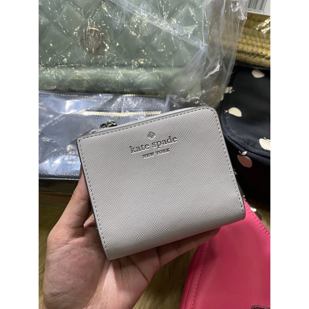 ORIG & IMPORTED KS Schuyler Small L Zip Bifold Wallet Gray