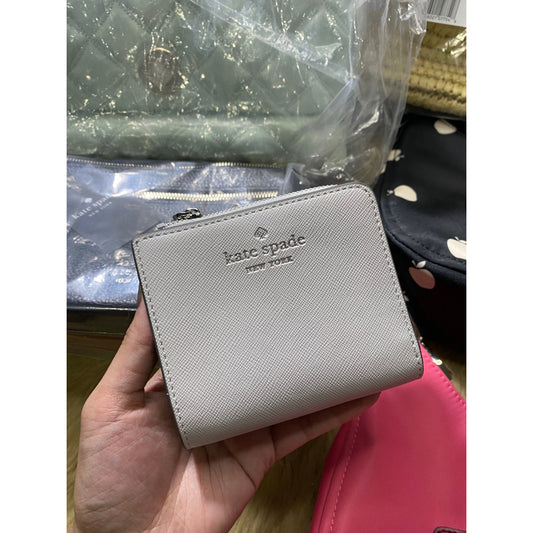 ORIG & IMPORTED KS Schuyler Small L Zip Bifold Wallet Gray