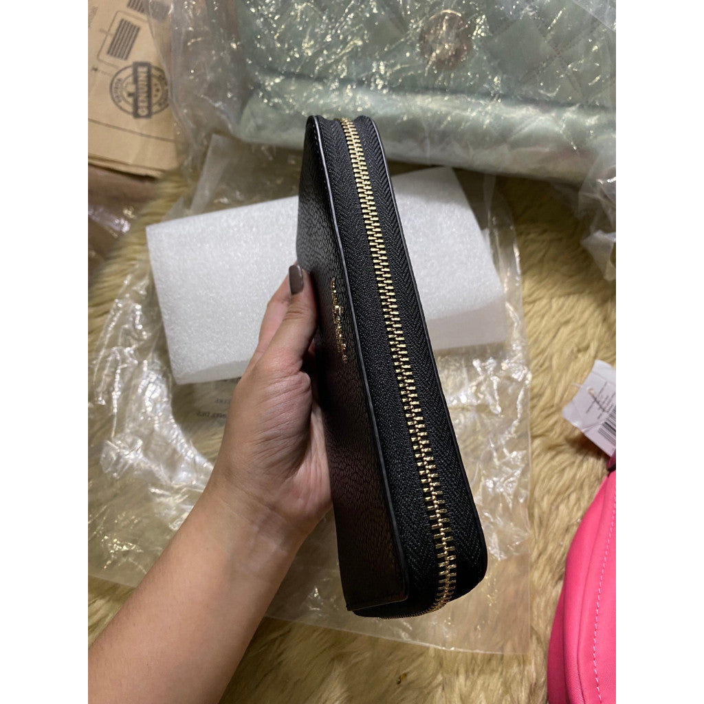 SALE! ❤️ ORIG & IMPORTED KS Leila Large Continental Long Wallet Black