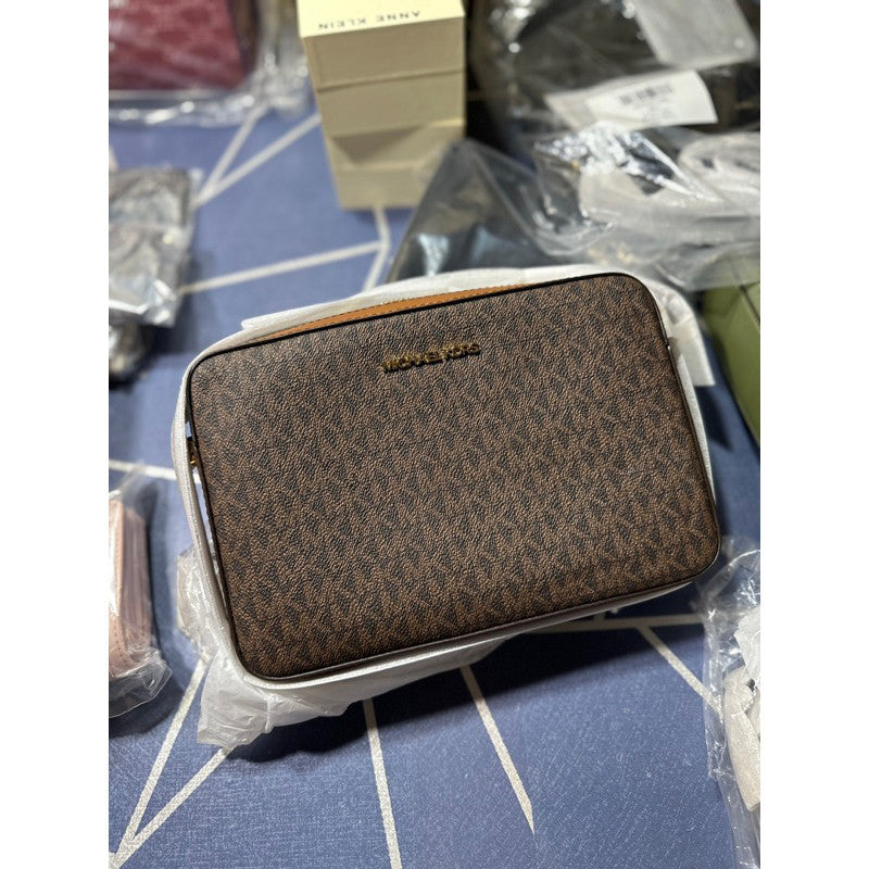 ORIG & IMPORTED MK Jet Set Large Crossbody Camera Bag in Signature