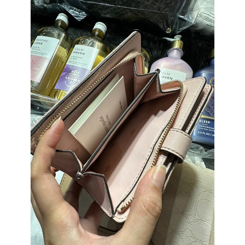 ORIG & IMPORTED KS Natalia Medium Compact Bifold Wallet in Lilac/Purple/Pink