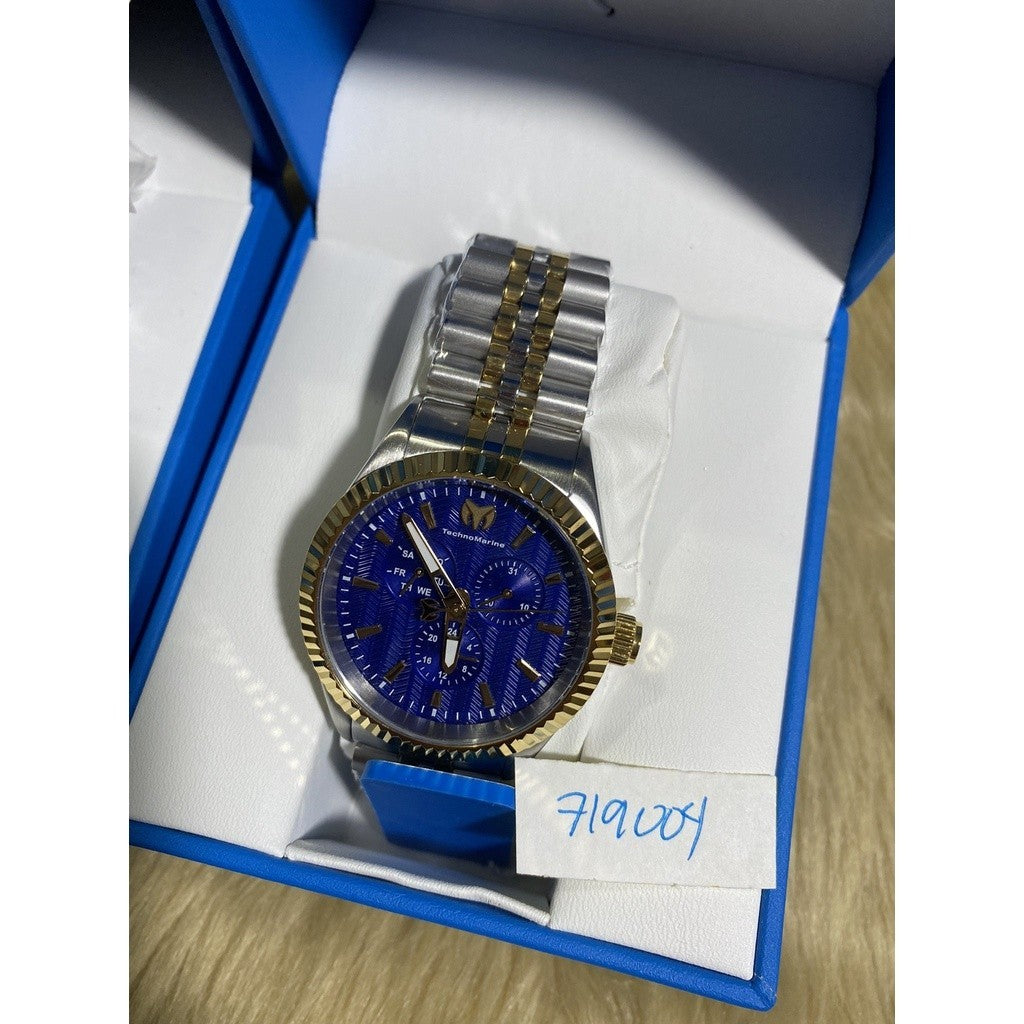 ORIG & IMPORTED TechnoMarine Sea Dream Men's Watch - 42mm, Steel, Gold (TM-719004)