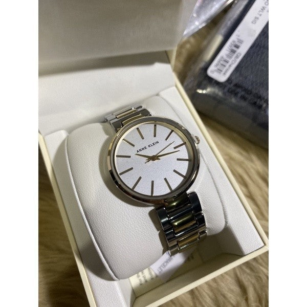 AK Klein Women's AK/2787SVTT Two-Tone Bracelet Watch
