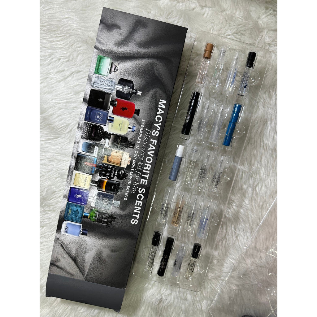 ORIG & IMPORTED 20-Pc. Favorites Perfume Sampler Set for Men