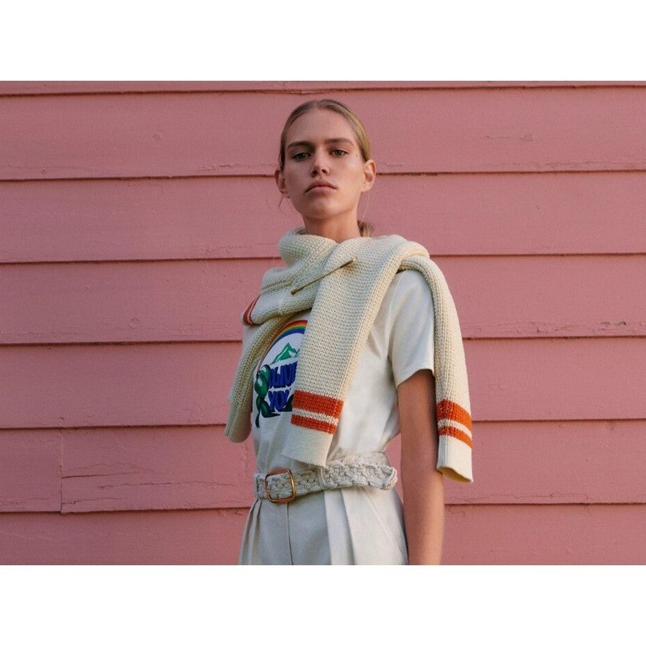 SALE! ❤️ AUTHENTIC/ORIGINAL Tory Burch Retail Olive You T-Shirt in Size Large ONLY