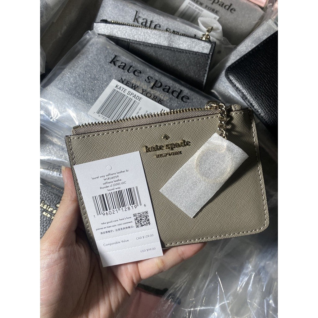 SALE! ❤️  KS Laurel Way Bitsy Card Holder Wallet in Black and Brown