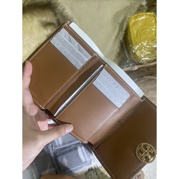 TB Miller Medium Flap Wallet Brown
