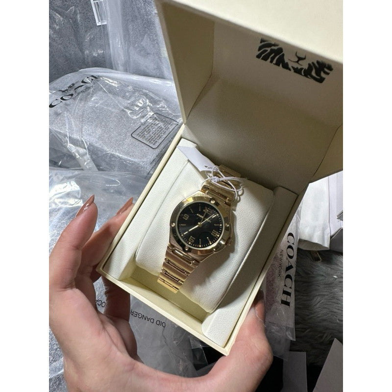 ORIG & IMPORTED AK Klein Women's Bracelet Gold Women's Watch 10/8654BKGB