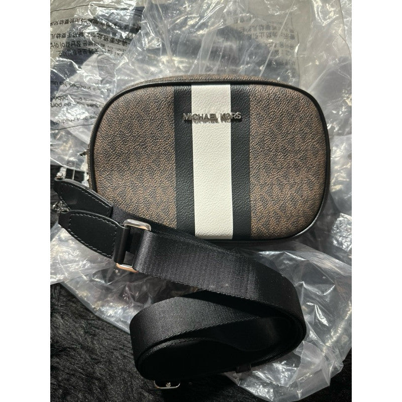 ORIG & IMPORTED MK Jet Set Oval Small Crossbody Bag Black