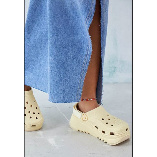 AUTHENTIC/ORIGINAL CROCS Hiker Xscape Clog in Vanilla White Size 6 Women ONLYo