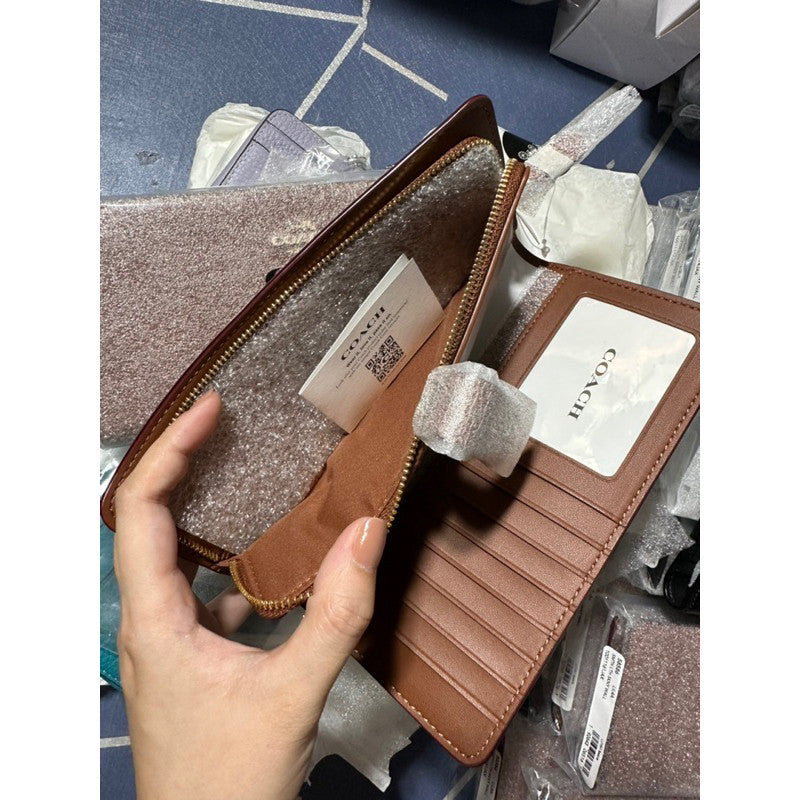 ORIG & IMPORTED CCH Retail Long Slim Wallet Black/Brown