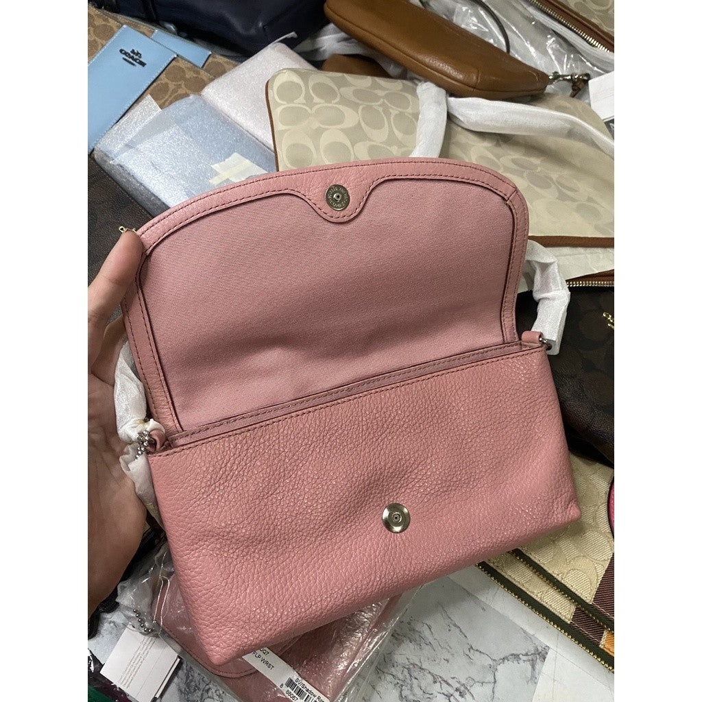 SALE! ❤️ ORIG & IMPORTED CCH PARK LARGE FLAP WRISTLET SHOULDER KILIKILI BAG PINK