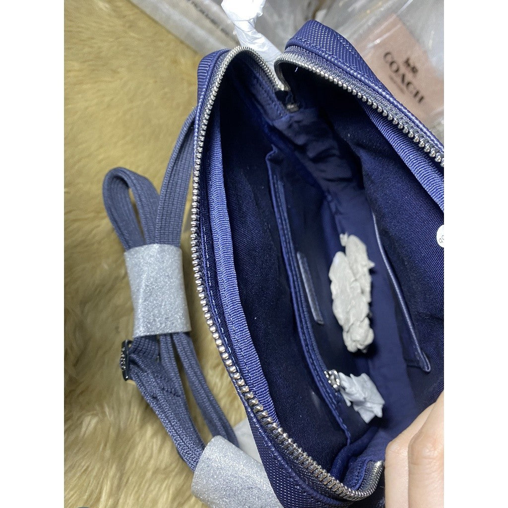 LCT Classic Camera Crossbody Bag in Navy for Men