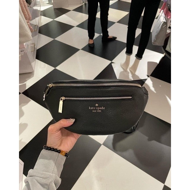 KS Leila Black Belt Bag