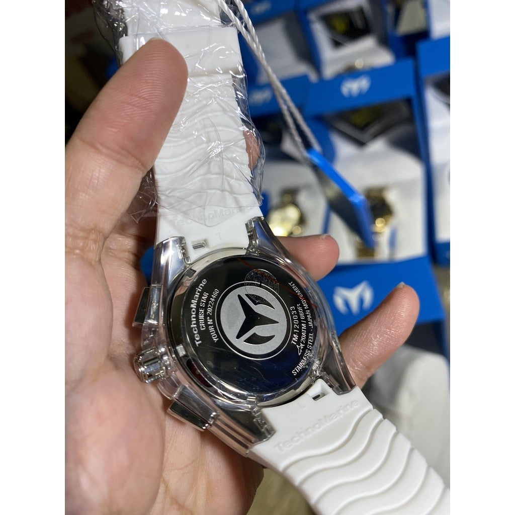 BROKEN BOX TechnoMarine Cruise Star Women's Watch - 40.57mm, White (TM-120033)