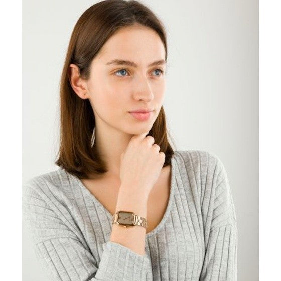 AK Klein Women's Watch with Metal Strap, Rose Gold AK/3774RGRG