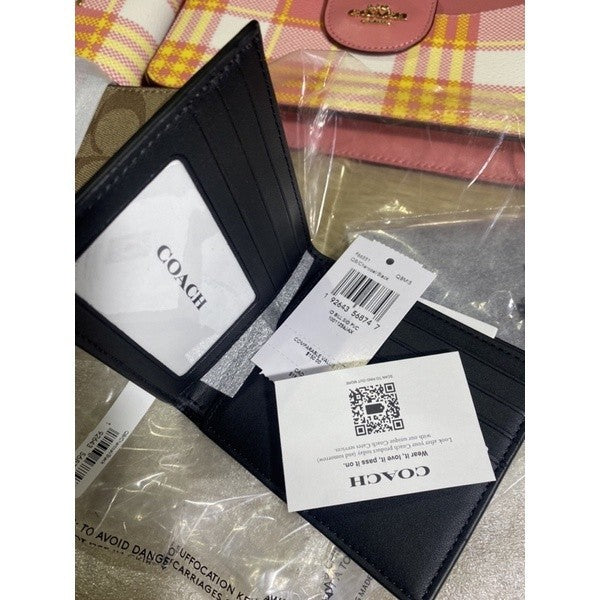 ORIG & IMPORTED CCH Id Billfold Wallet In Signature Canvas for Men