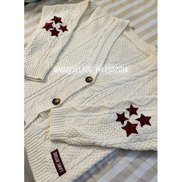 SALE! ❤️AUTHENTIC/ORIGINAL CARDIGAN FOLKLORE / RED OFFICIAL MERCH ORIGINAL from TAYLOR SWIFT STORE U