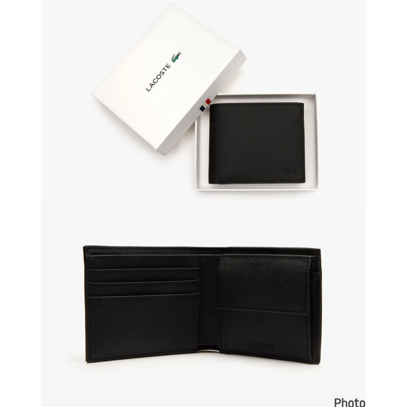 ORIG & IMPORTED LCT Men's Medium Men's Classic Billfold Coin Black Blue Wallet NH4421HC