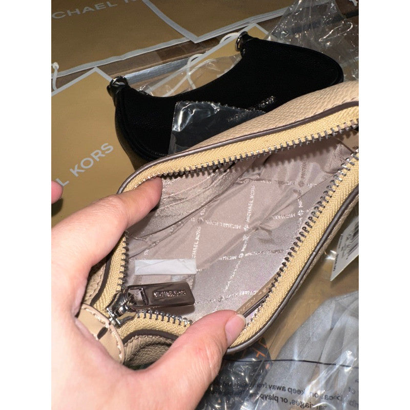 SALE! ❤️ ORIG & IMPORTED MK Cora Mini Zip Pouchette KiliKili Crossbody Bag Brown