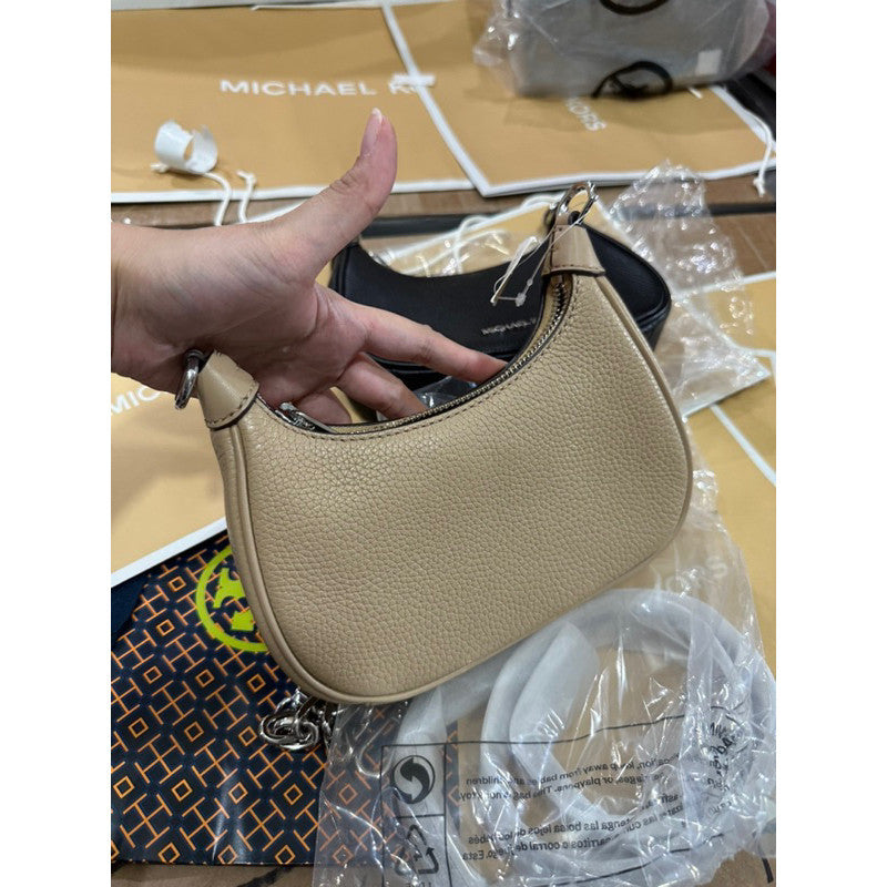 SALE! ❤️ ORIG & IMPORTED MK Cora Mini Zip Pouchette KiliKili Crossbody Bag Brown