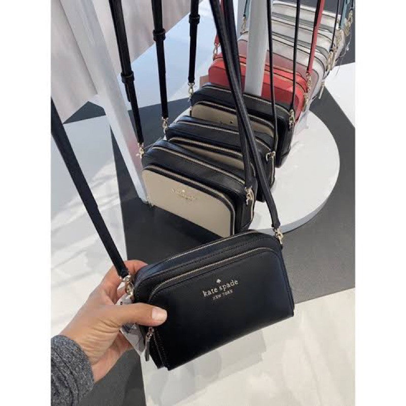 SALE! ❤️  KS Staci Dual Zip-Around Crossbody Small Bag in Black