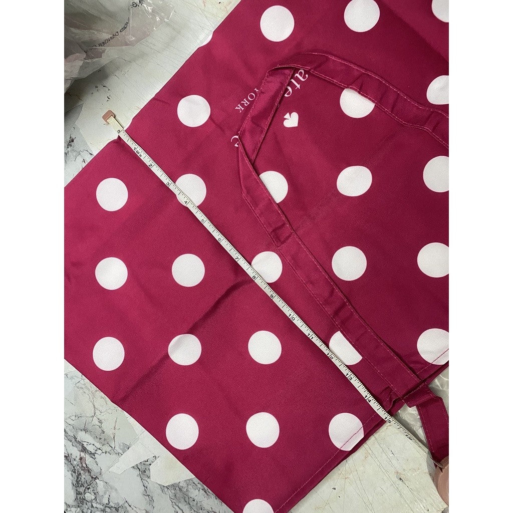 ORIG & IMPORTED KateSpde Large Dot Canvas Tote Shopper's Bag in PINK