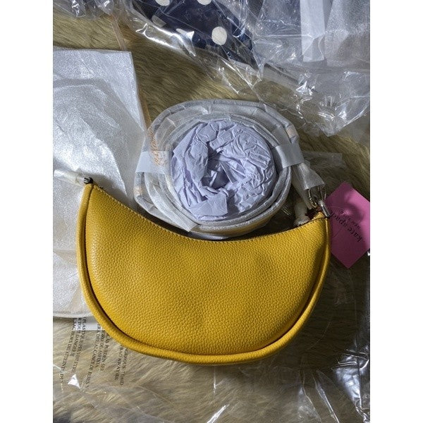 SALE! ❤️  KS smile small crossbody shoulder bag Yellow RETAIL