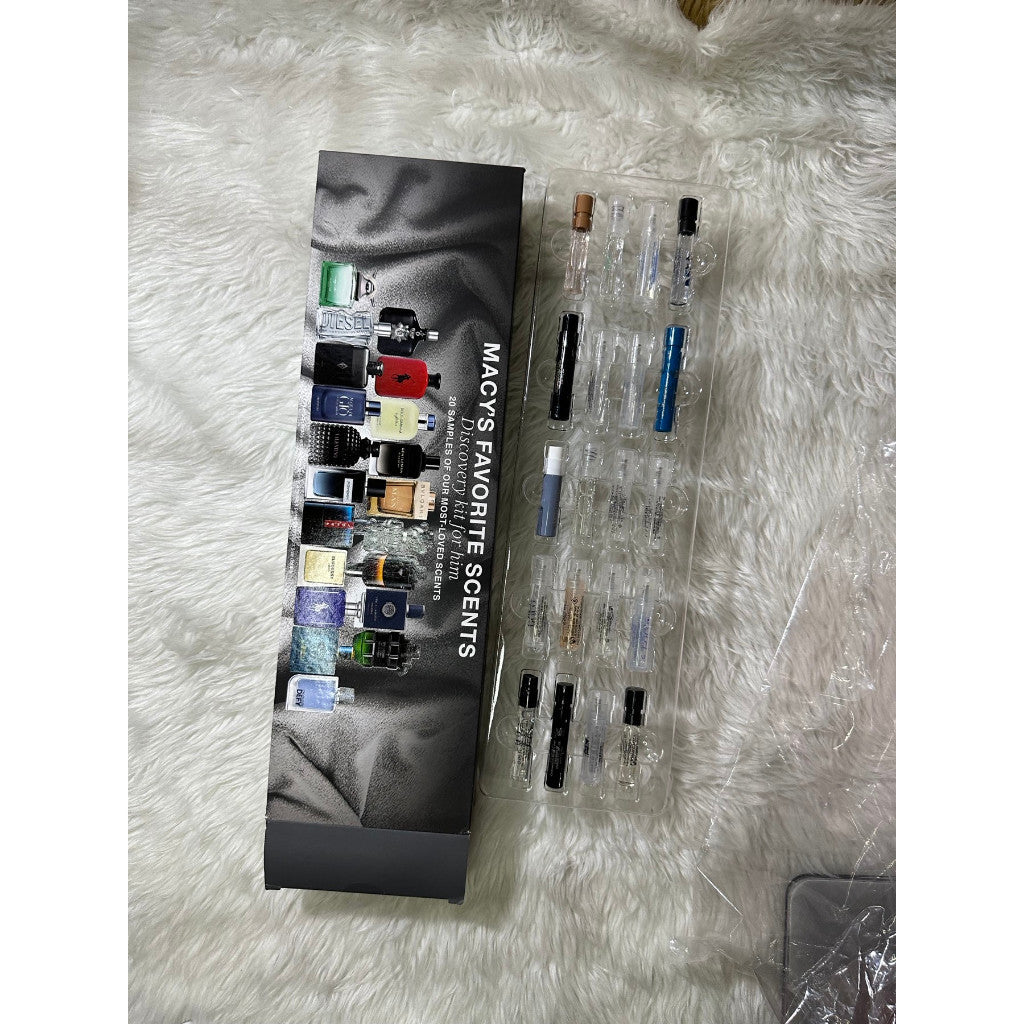 ORIG & IMPORTED 20-Pc. Favorites Perfume Sampler Set for Men