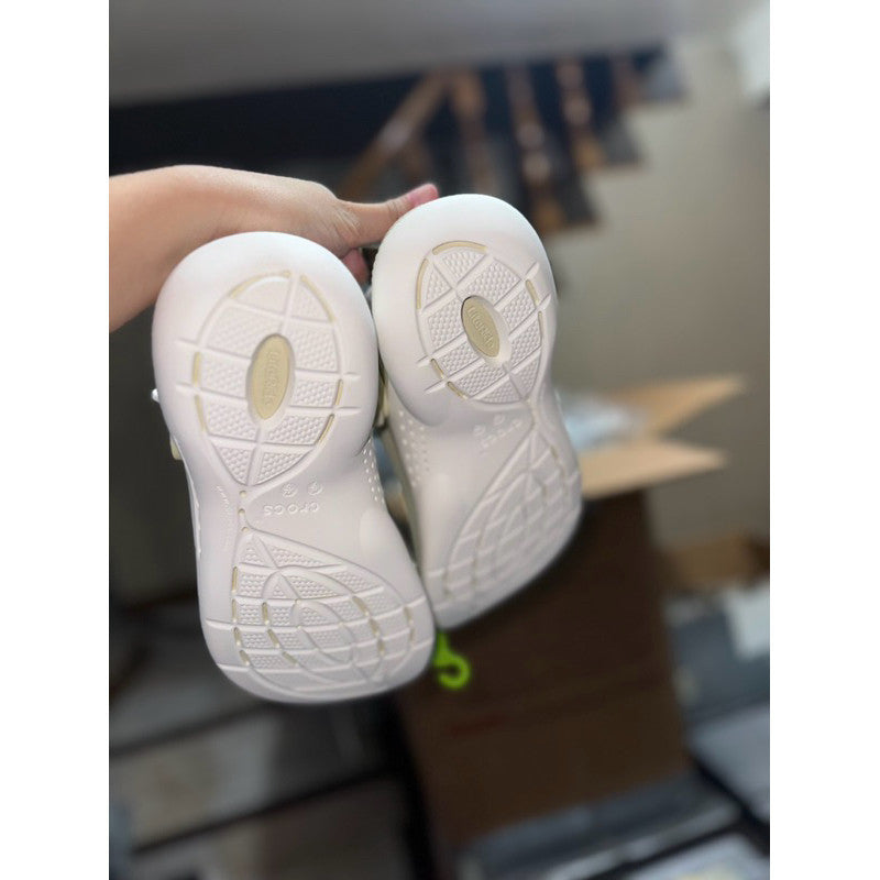 ORIG & IMPORTED Crocs Literide 360 Clog Shoes in Bone Beige White