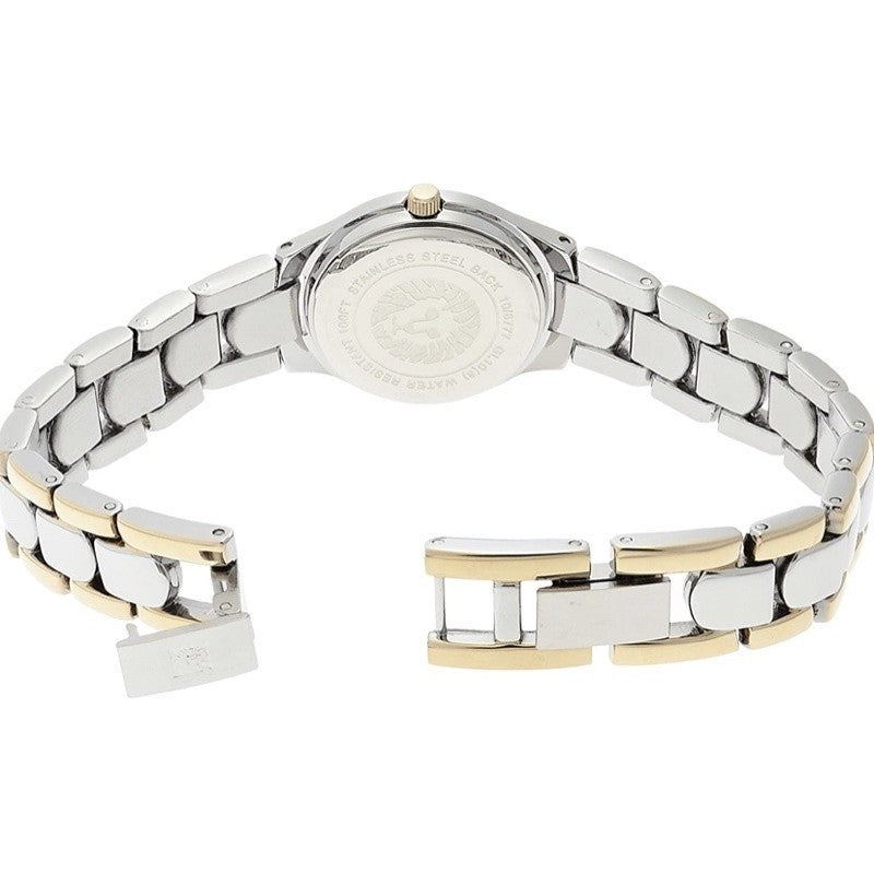 AK Klein Women's 10-6777SVTT Two-Tone Dress Watch with an Easy to Read Dial