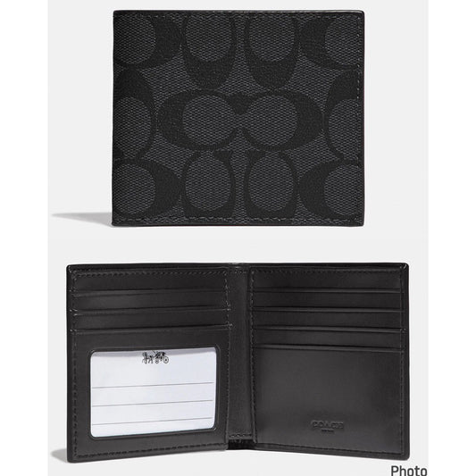 ORIG & IMPORTED CCH Id Billfold Wallet In Signature Canvas for Men