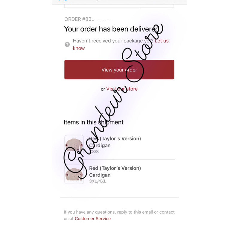 SALE! ❤️AUTHENTIC/ORIGINAL CARDIGAN FOLKLORE / RED OFFICIAL MERCH ORIGINAL from TAYLOR SWIFT STORE U