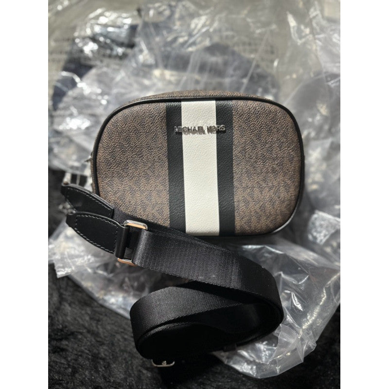 ORIG & IMPORTED MK Jet Set Oval Small Crossbody Bag Black