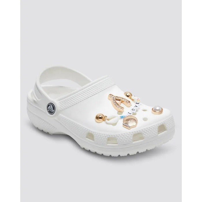 SALE! ❤️ ORIG & IMPORTED CROCS festival elevated 5 pack of JIBBITS ONLY/CHARM Rose Gold